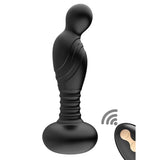 ASS-SATION REMOTE VIBRATING P-SPOT PLUG-BLACK