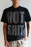 WHOLE HOT SHIT RHINESTONE TEE BLACK