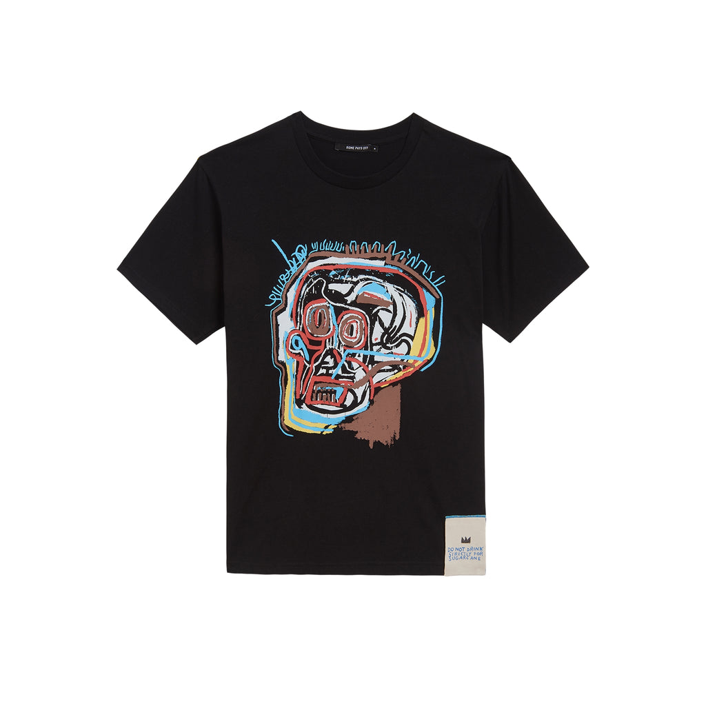 Jean-Michel Basquiat Skull T-Shirt, Black