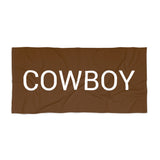 Cowboy Beach Towel by CULTUREEDIT