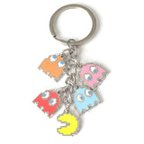 Pac-Man & Ghosts Enamel Keyring