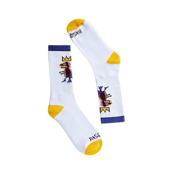 Jean-Michel Basquiat Pez Dispenser Crew Socks