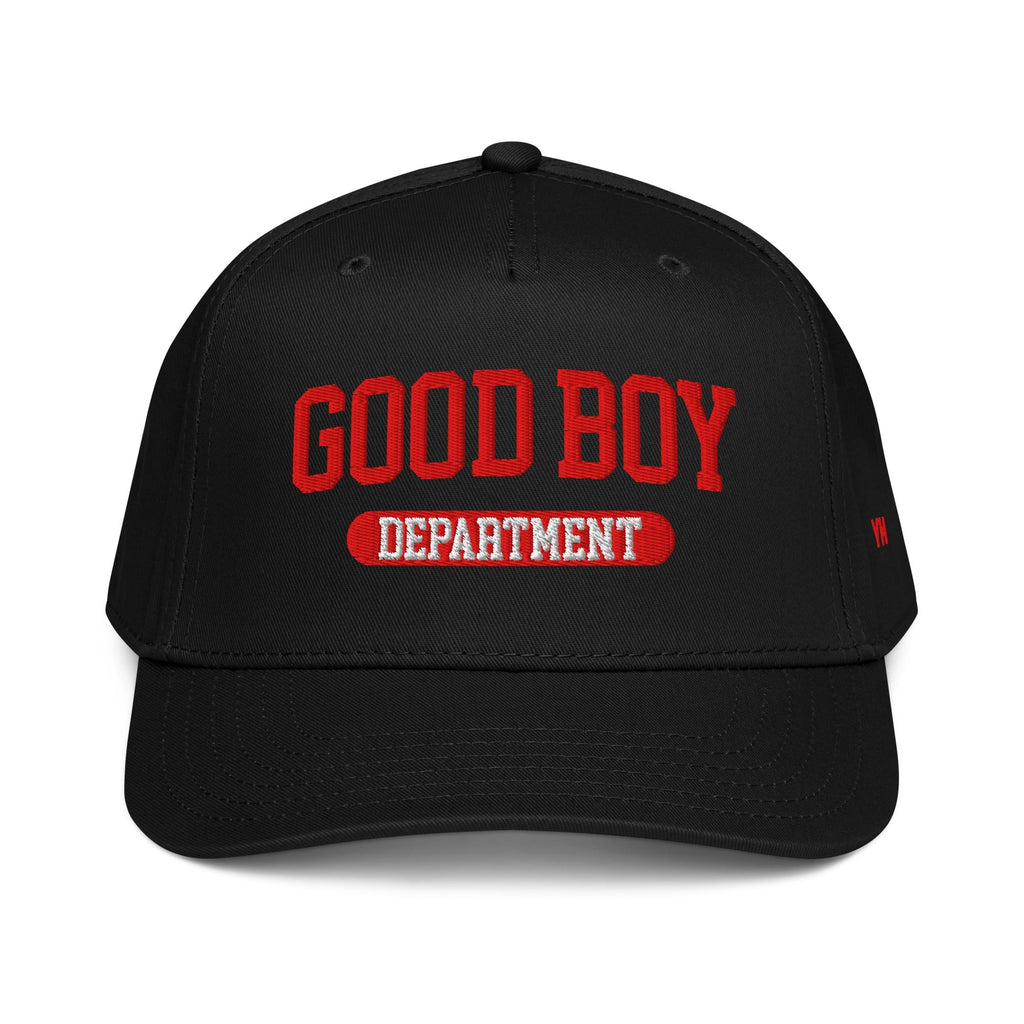 Good Boy Department Snapback by YES HOMO - Black