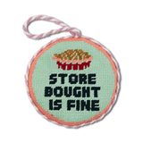 Store Bought Needlepoint Ornament