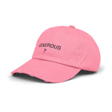 GENEROUS? Distressed Cap in 6 colors