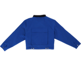 NUDD LABS CROP POCKET JACKET BLUE