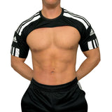 Adidas Sport Shoulders Black Crop Top BY SNEAKERMASK
