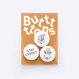 Butt-Ons - Stay Cheeky by Dicks Don't Lie