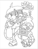 Who Smokes Weed? Coloring Book