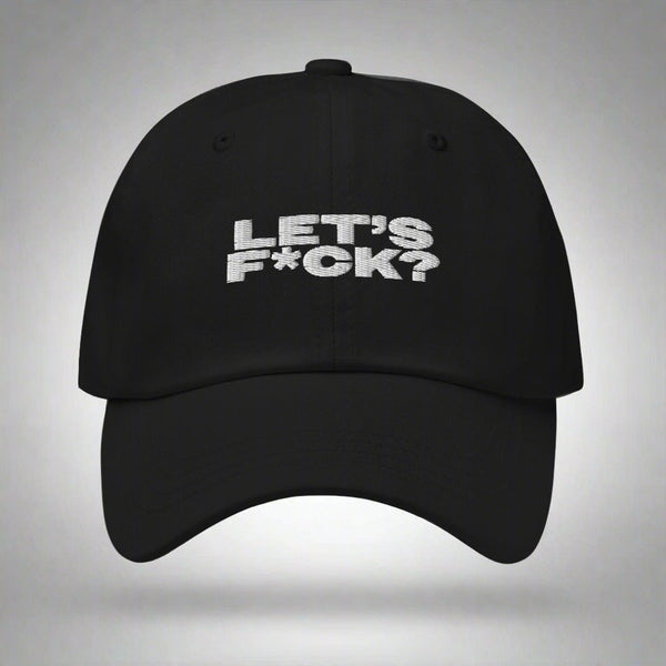 Let's F*Ck Dad Hat by YES HOMO - Black