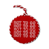 Hot To Go Needlepoint Ornament