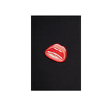 Tom Wesselmann Mouth Icon Patch Hoodie - Black