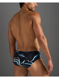 TEAMM8 Resort Wide Cut Swim Brief - Black Sand