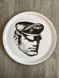 Tom of Finland Biker head Wooden Tray