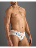 TEAMM8 Resort Wide Cut Swim Brief - Sand