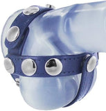 Strict Leather Cock Gear Leather Snap On Harness Blue