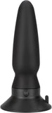 Eclipse Interchangeable Rechargeable Silicone Probe with Remote Control - Black