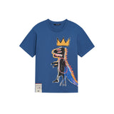 Jean-Michel Basquiat Pez Dispenser T-Shirt - Slate Blue