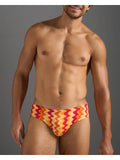 TEAMM8 Resort Wide Cut Swim Brief - Red Mirage