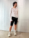 Jordanluca BLUES LONGSLEEVE TOP WHITE