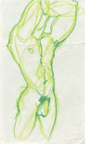 JASON DUFFY, FIGURE IN GREEN, Early 2000's