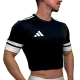 Adidas Neo Black Short Sleeve Crop Top BY SNEAKERMASK