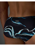 TEAMM8 Resort Wide Cut Swim Brief - Black Sand