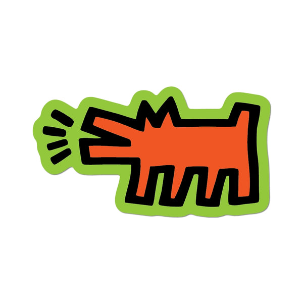 Keith Haring Barking Pop Shop Dog - Die-Cut Sticker