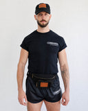 GYMNASIUM THE DISTRESSED CAP BLACK