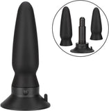 Eclipse Interchangeable Rechargeable Silicone Probe with Remote Control - Black