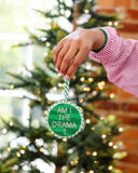 Drama Needlepoint Ornament