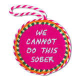 Sober Needlepoint Ornament