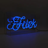 'fuck' Glass Neon Sign