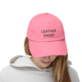 LEATHER DADDY Distressed Cap in 6 colors