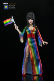 ELVIRA - OVER THE RAINBOW ELVIRA (PRIDE) 8" CLOTHED FIGURE