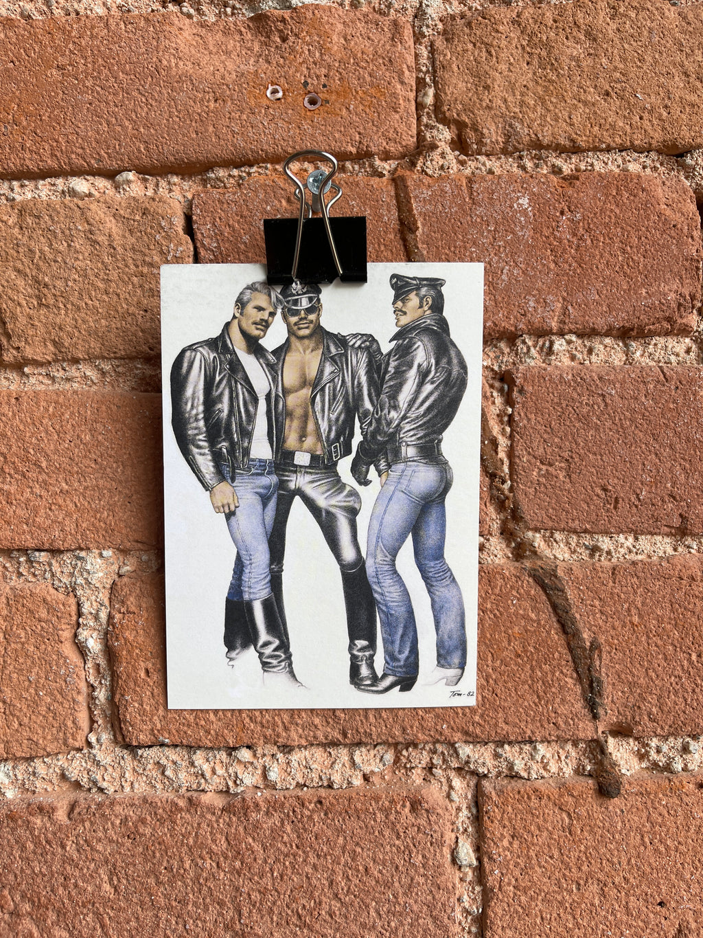 Leather Studs - Tom of Finland Postcard