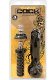 Boneyard Silicone Tool Kit Dildo with Balls 8in with Attachments (3 per set) - Black