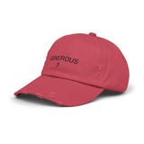 GENEROUS? Distressed Cap in 6 colors