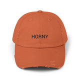 HORNY Distressed Cap in 6 colors