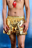 WALTER VAN BERIENDONCK SS23 THUNDER SHORTS GOLD