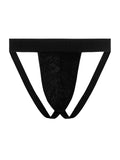 Menagerie Intimates Band Overt Black Rose Jockstrap