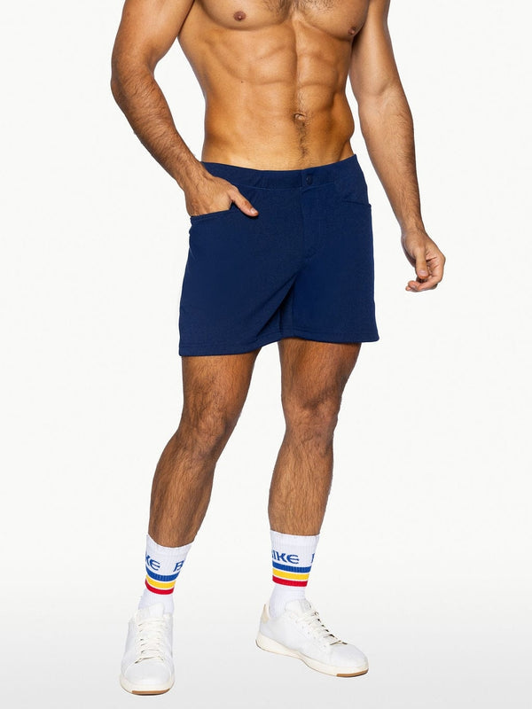 BIKE Coaches Short 5" Inseam - Navy