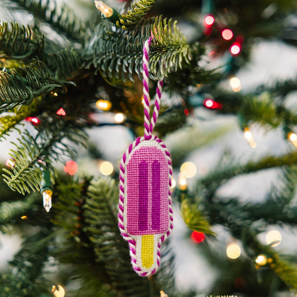 Popsicle Needlepoint Ornament