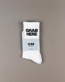 Grab Here Socks by YES HOMO - White
