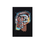 Jean-Michel Basquiat Skull T-Shirt, Black