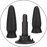 Eclipse Interchangeable Rechargeable Silicone Probe with Remote Control - Black