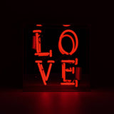 'love' Glass Neon Sign