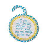 Sharpest Tool Needlepoint Ornament
