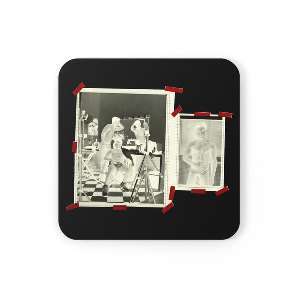 90S VINTAGE GAY PORN TRANSPARENCY Coaster Set #1