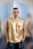 WALTER VAN BERIENDONCK SS23 UFO SHIRT GOLD